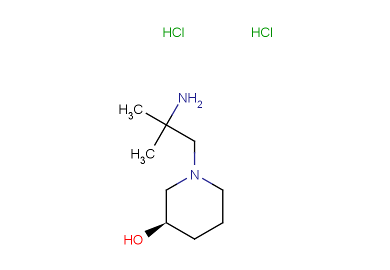 (3R)-1-(2-amino-2-methylpropyl)piperidin-3-ol dihydrochloride