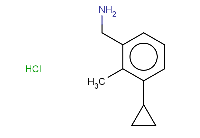 1-(3-cyclopropyl-2-methylphenyl)methanamine hydrochloride