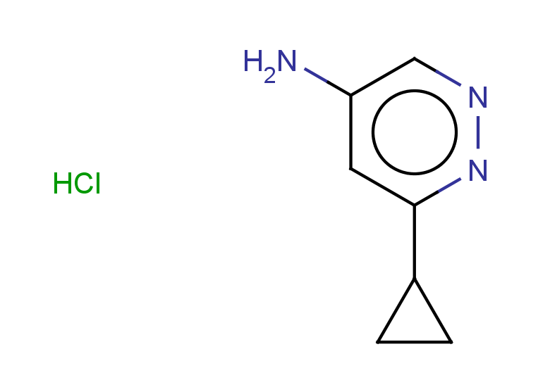 6-cyclopropylpyridazin-4-amine hydrochloride
