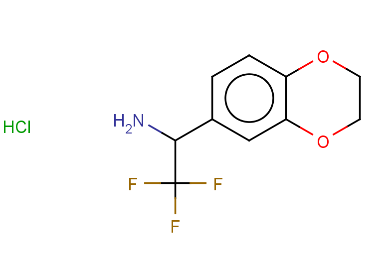 1-(2,3-dihydro-1,4-benzodioxin-6-yl)-2,2,2-trifluoroethan-1-amine hydrochloride