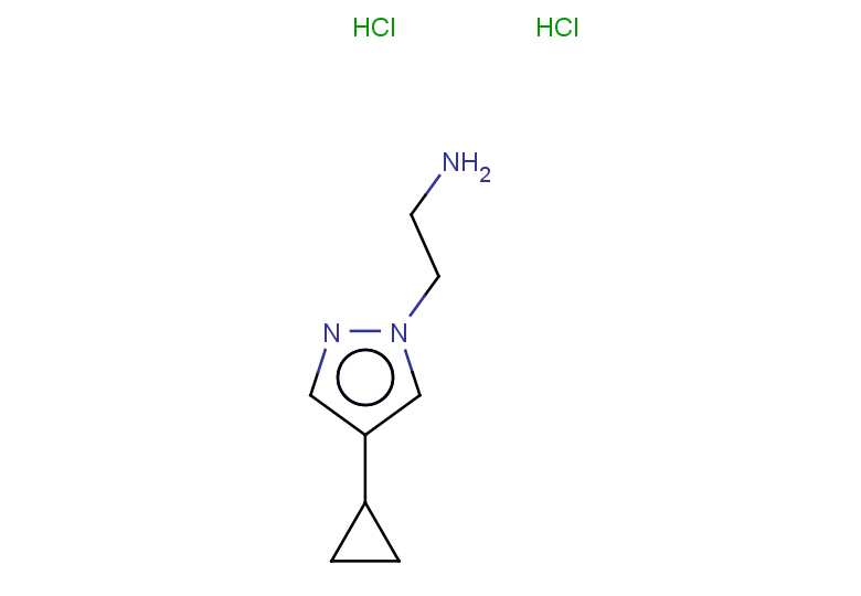 2-(4-cyclopropyl-1H-pyrazol-1-yl)ethan-1-amine dihydrochloride