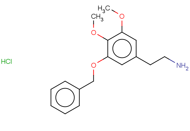 2-[3-(benzyloxy)-4,5-dimethoxyphenyl]ethan-1-amine hydrochloride