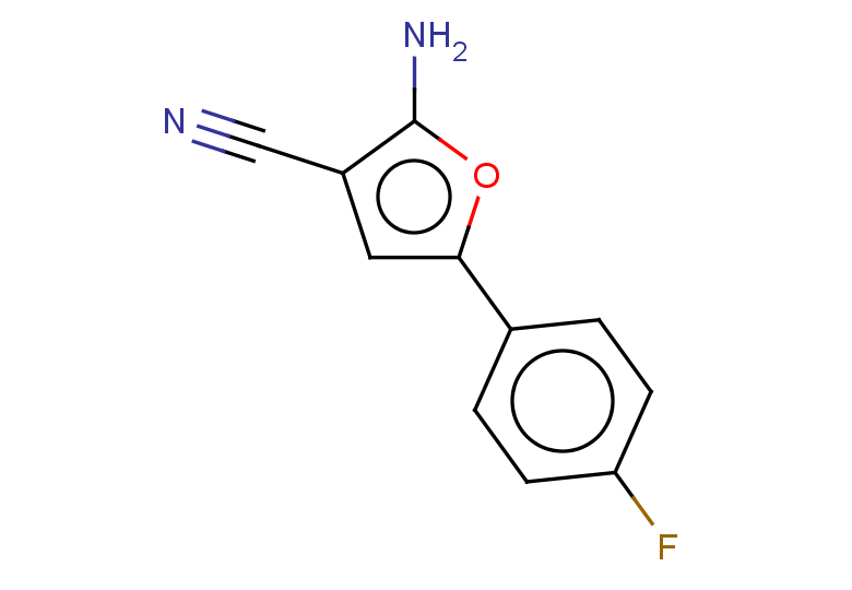2-amino-5-(4-fluorophenyl)furan-3-carbonitrile