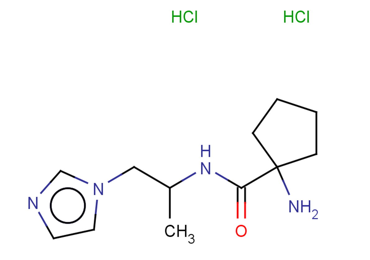1-amino-N-[1-(1H-imidazol-1-yl)propan-2-yl]cyclopentane-1-carboxamide dihydrochloride
