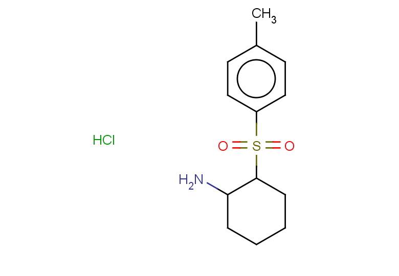 2-(4-methylbenzenesulfonyl)cyclohexan-1-amine hydrochloride