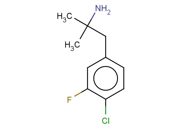 1-(4-chloro-3-fluorophenyl)-2-methylpropan-2-amine