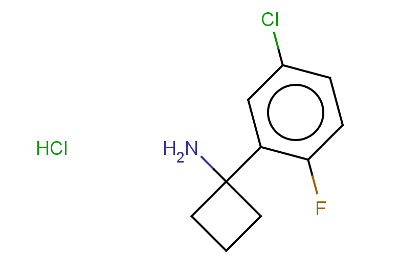 1-(5-chloro-2-fluorophenyl)cyclobutan-1-amine hydrochloride
