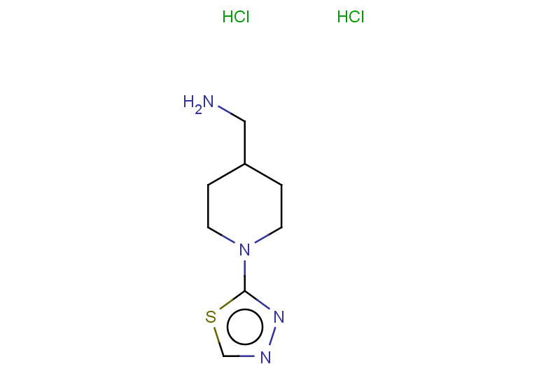 1-[1-(1,3,4-thiadiazol-2-yl)piperidin-4-yl]methanamine dihydrochloride