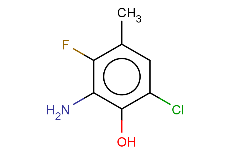 2-amino-6-chloro-3-fluoro-4-methylphenol