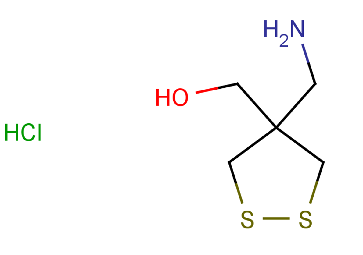 [4-(aminomethyl)-1,2-dithiolan-4-yl]methanol hydrochloride