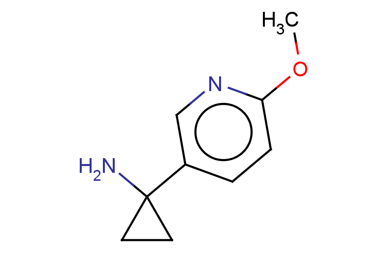 1-(6-methoxypyridin-3-yl)cyclopropan-1-amine