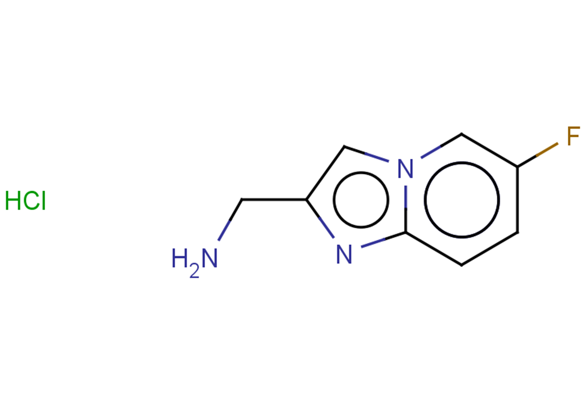 1-{6-fluoroimidazo[1,2-a]pyridin-2-yl}methanamine hydrochloride