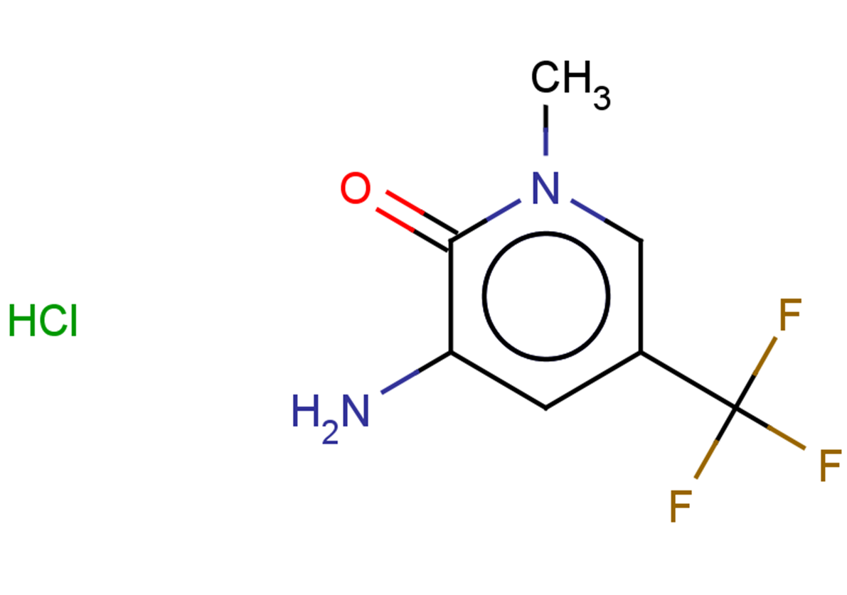 3-amino-1-methyl-5-(trifluoromethyl)-1,2-dihydropyridin-2-one hydrochloride