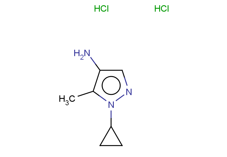 1-cyclopropyl-5-methyl-1H-pyrazol-4-amine dihydrochloride