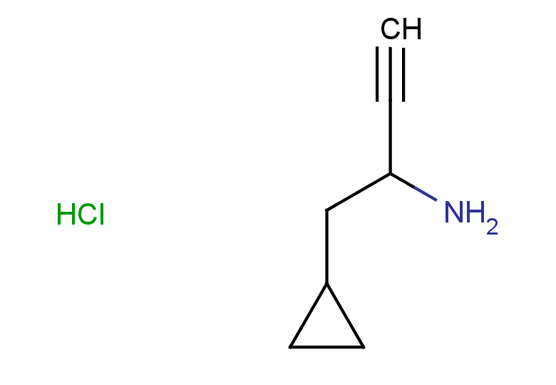 1-cyclopropylbut-3-yn-2-amine hydrochloride