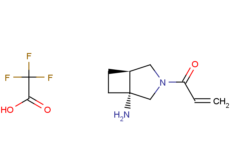 rac-1-[(1R,5S)-1-amino-3-azabicyclo[3.2.0]heptan-3-yl]prop-2-en-1-one, trifluoroacetic acid