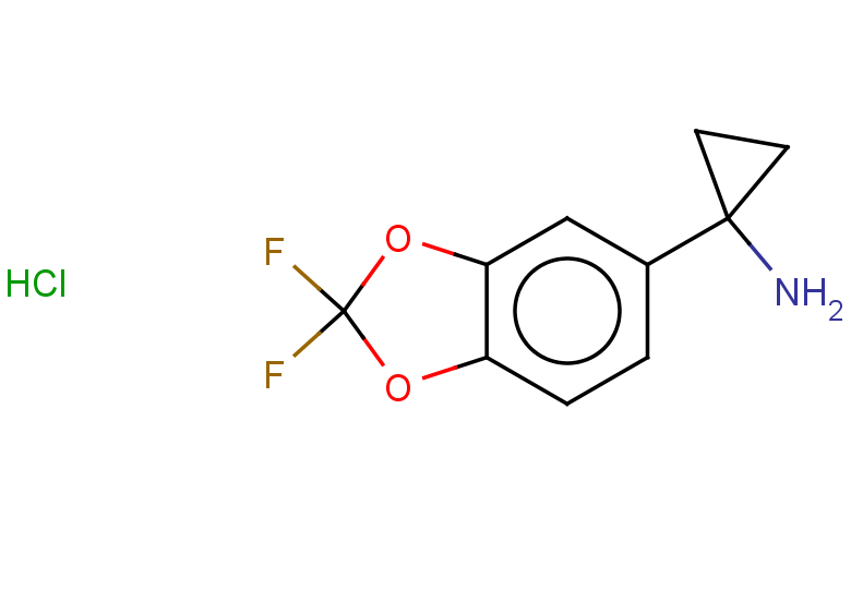 1-(2,2-difluoro-1,3-dioxaindan-5-yl)cyclopropan-1-amine hydrochloride