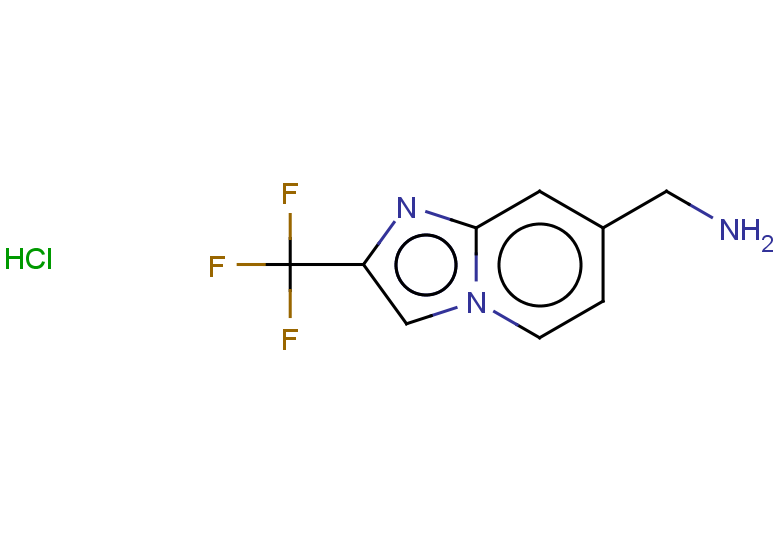 1-[2-(trifluoromethyl)imidazo[1,2-a]pyridin-7-yl]methanamine hydrochloride