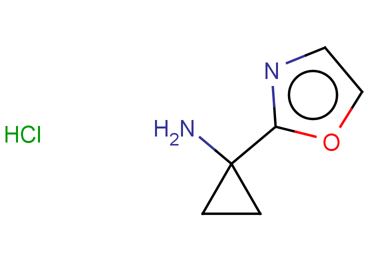 1-(1,3-oxazol-2-yl)cyclopropan-1-amine hydrochloride