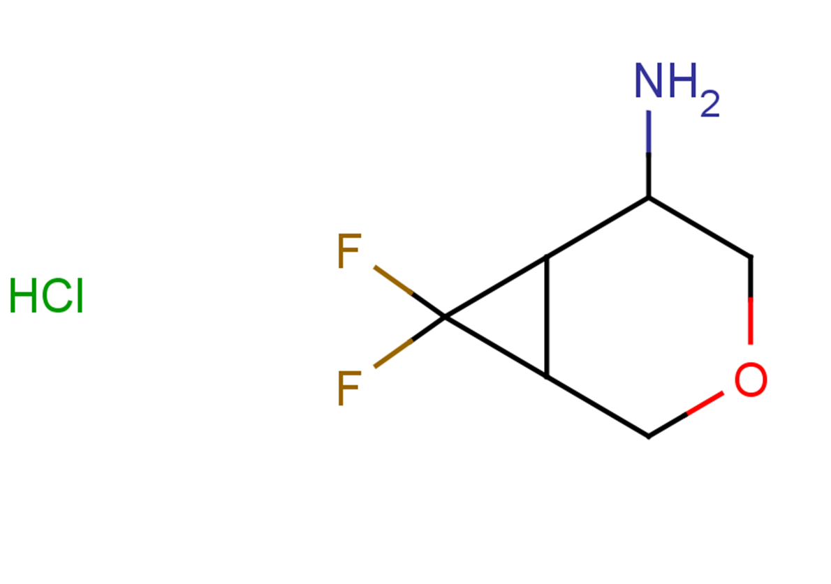 7,7-difluoro-3-oxabicyclo[4.1.0]heptan-5-amine hydrochloride