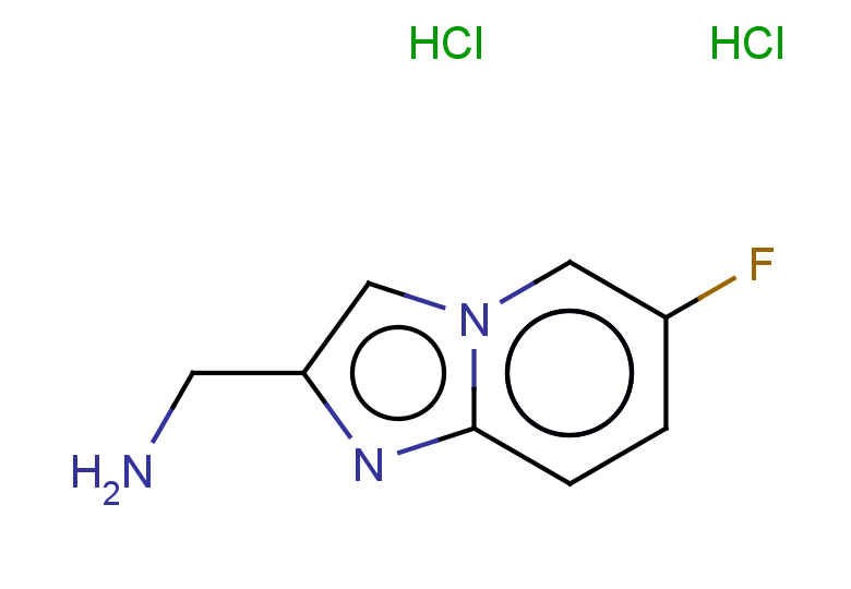 1-{6-fluoroimidazo[1,2-a]pyridin-2-yl}methanamine dihydrochloride