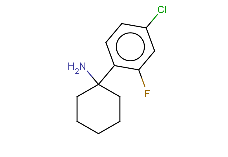 1-(4-chloro-2-fluorophenyl)cyclohexan-1-amine