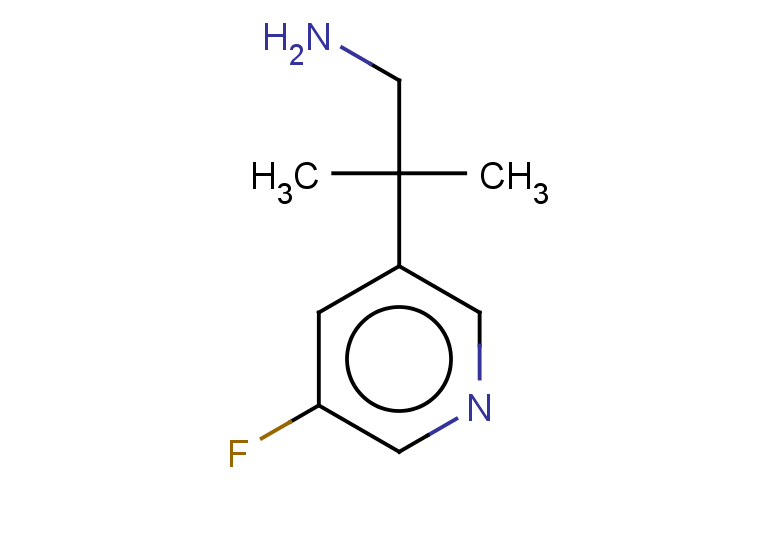 2-(5-fluoropyridin-3-yl)-2-methylpropan-1-amine
