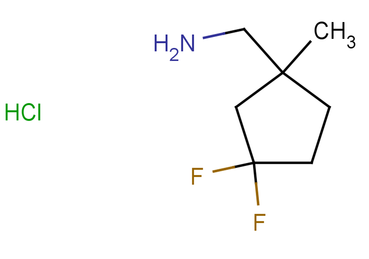 1-(3,3-difluoro-1-methylcyclopentyl)methanamine hydrochloride