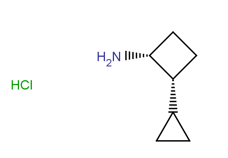 rac-(1R,2R)-2-cyclopropylcyclobutan-1-amine hydrochloride, cis