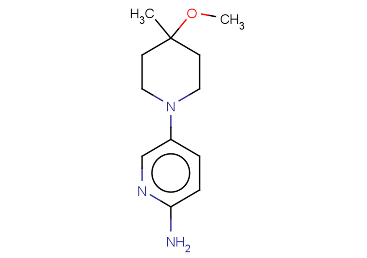 5-(4-methoxy-4-methylpiperidin-1-yl)pyridin-2-amine