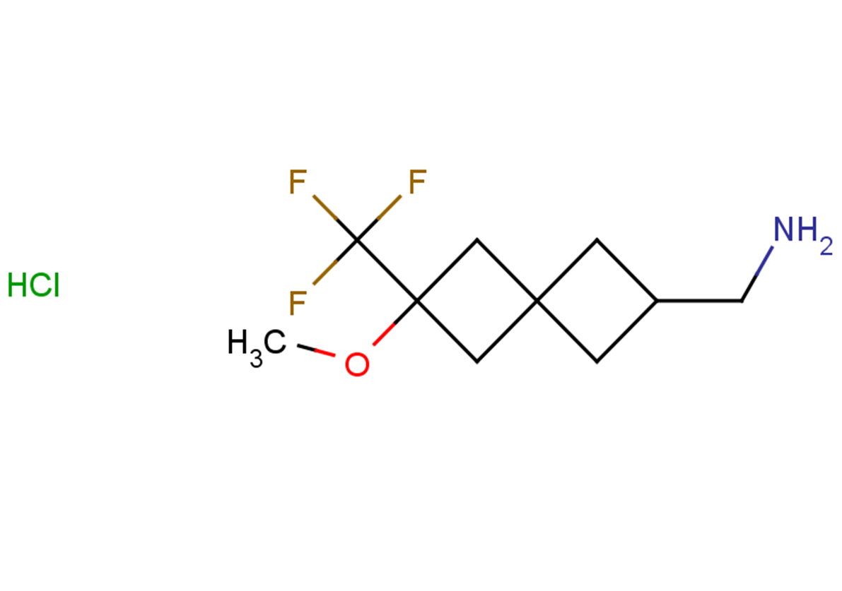 1-[6-methoxy-6-(trifluoromethyl)spiro[3.3]heptan-2-yl]methanamine hydrochloride