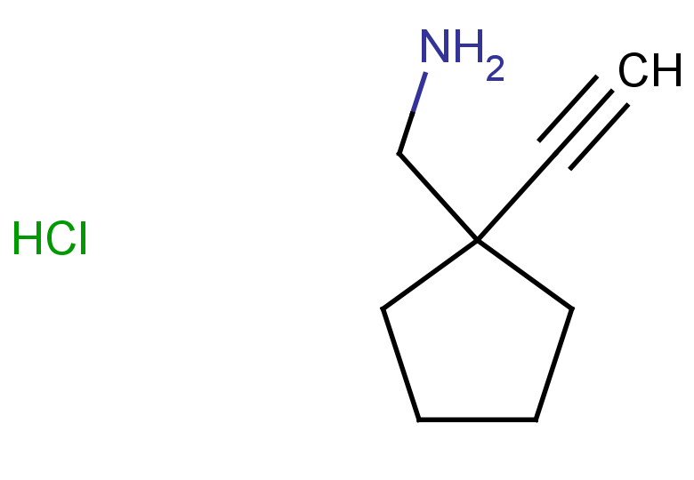 1-(1-ethynylcyclopentyl)methanamine hydrochloride