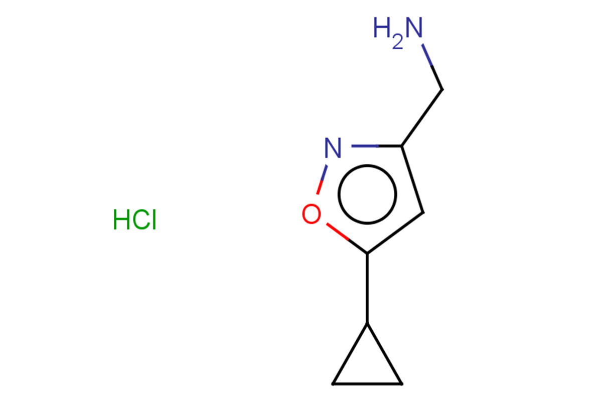 (5-cyclopropyl-1,2-oxazol-3-yl)methanamine hydrochloride