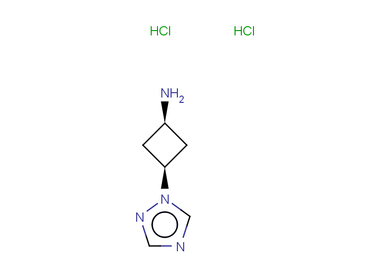 rac-(1s,3s)-3-(1H-1,2,4-triazol-1-yl)cyclobutan-1-amine dihydrochloride, cis