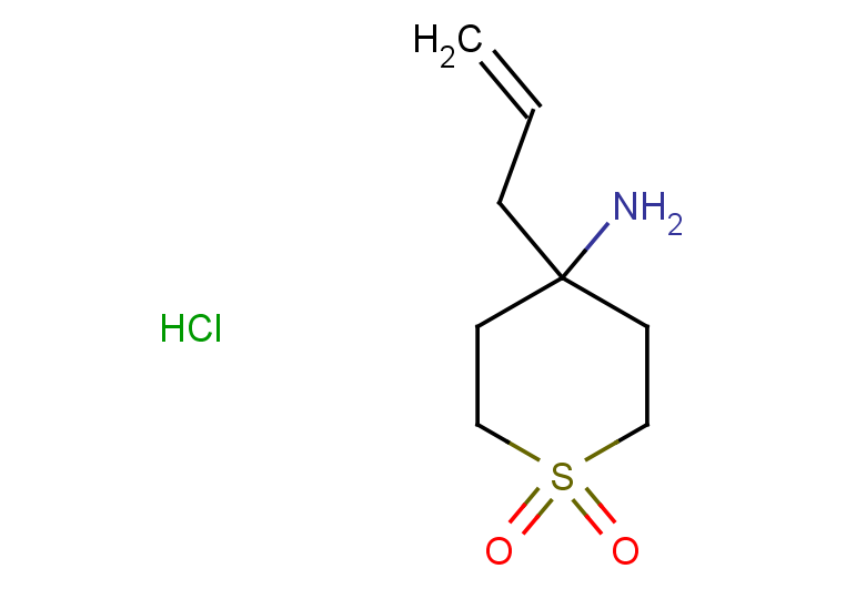 4-amino-4-(prop-2-en-1-yl)-1lambda6-thiane-1,1-dione hydrochloride