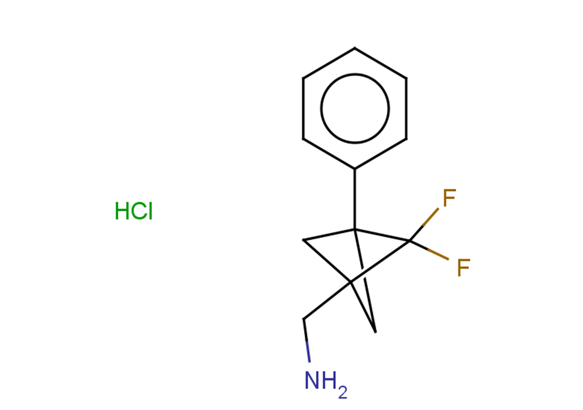 {2,2-difluoro-3-phenylbicyclo[1.1.1]pentan-1-yl}methanamine hydrochloride