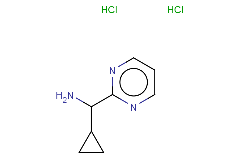 cyclopropyl(pyrimidin-2-yl)methanamine dihydrochloride