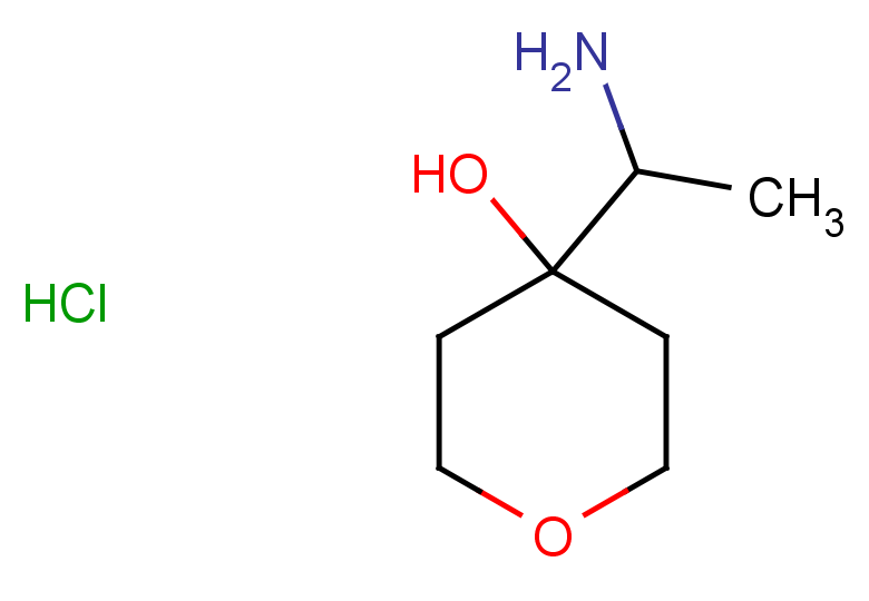 4-(1-aminoethyl)oxan-4-ol hydrochloride