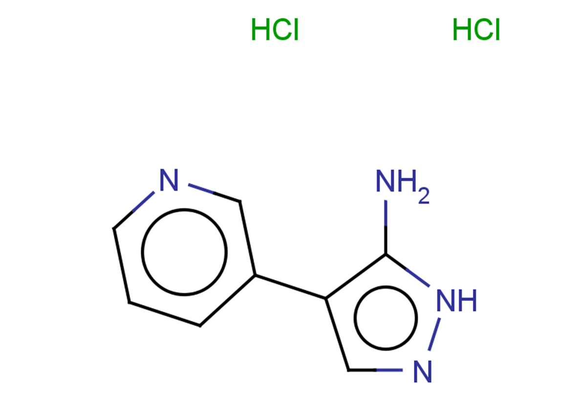 4-(pyridin-3-yl)-1H-pyrazol-5-amine dihydrochloride