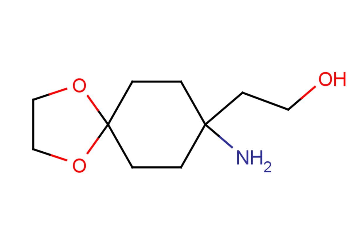 2-{8-amino-1,4-dioxaspiro[4.5]decan-8-yl}ethan-1-ol