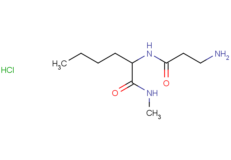 2-(3-aminopropanamido)-N-methylhexanamide hydrochloride