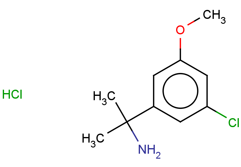 2-(3-chloro-5-methoxyphenyl)propan-2-amine hydrochloride