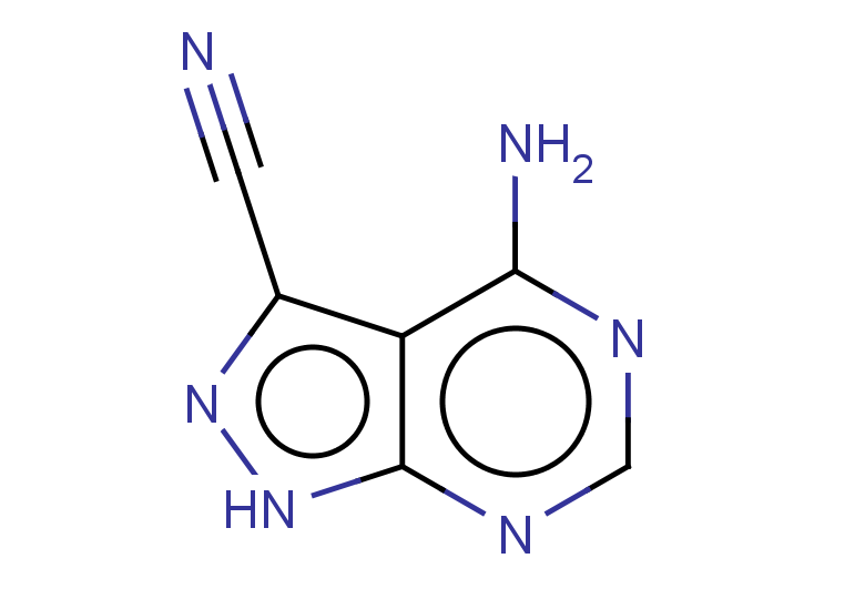 4-amino-1H-pyrazolo[3,4-d]pyrimidine-3-carbonitrile