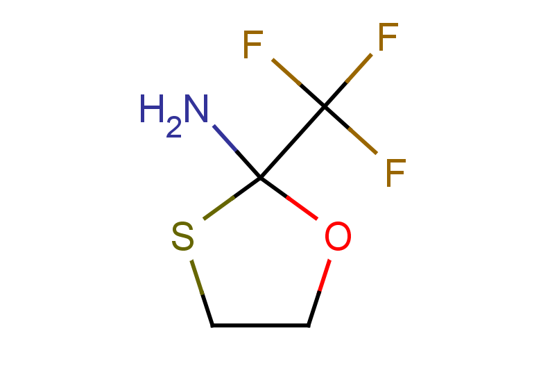 2-(trifluoromethyl)-1,3-oxathiolan-2-amine