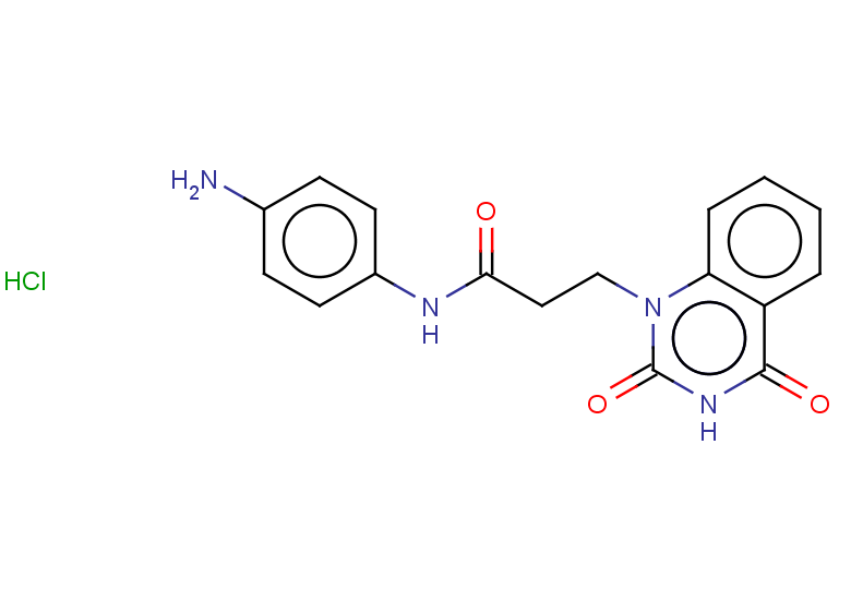 N-(4-aminophenyl)-3-(2,4-dioxo-1,2,3,4-tetrahydroquinazolin-1-yl)propanamide hydrochloride