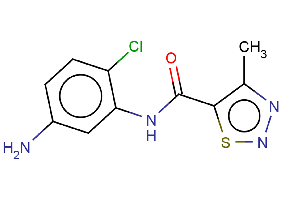 N-(5-amino-2-chlorophenyl)-4-methyl-1,2,3-thiadiazole-5-carboxamide
