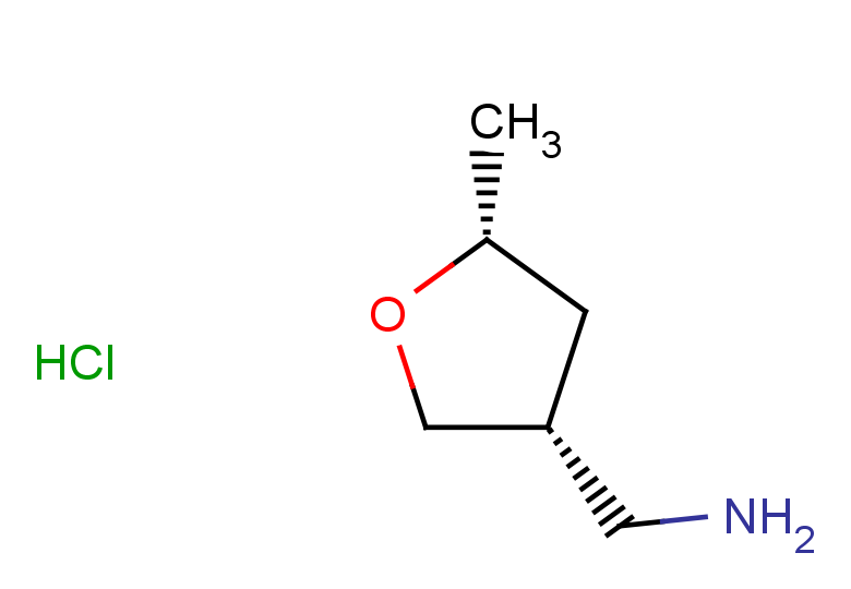 rac-1-[(3R,5R)-5-methyloxolan-3-yl]methanamine hydrochloride, cis