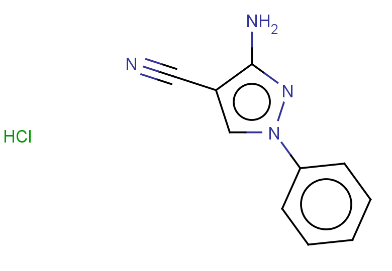 3-amino-1-phenyl-1H-pyrazole-4-carbonitrile hydrochloride