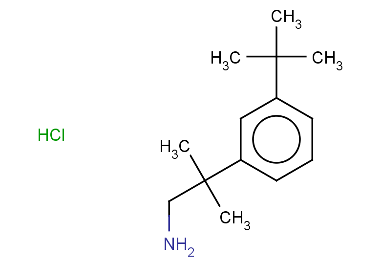 2-(3-tert-butylphenyl)-2-methylpropan-1-amine hydrochloride