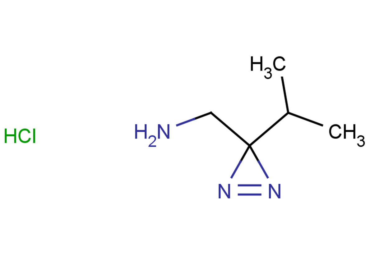 1-[3-(propan-2-yl)-3H-diazirin-3-yl]methanamine hydrochloride
